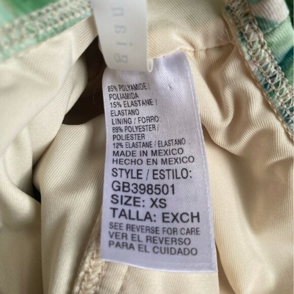 Gianni Bini Green Off-The-Shoulder One Piece Ruffle Swimsuit Size XS - Picture 6 of 7